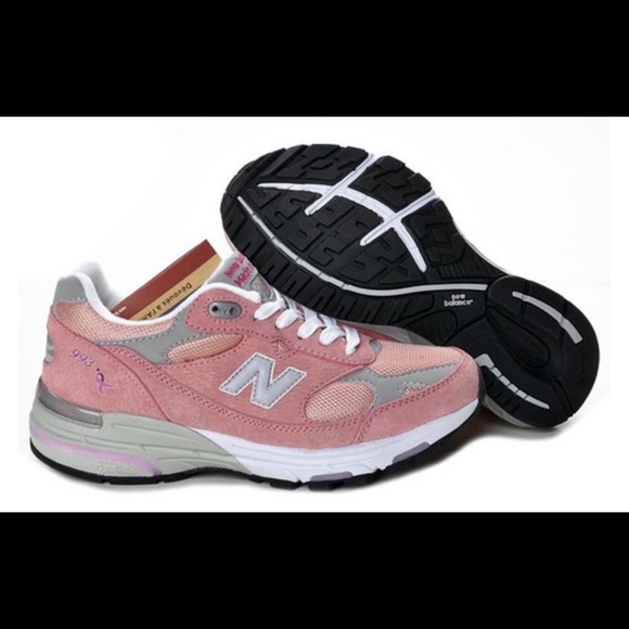 New Balance Shoes - LAST ONE Women 993 Running shoes Pink Cancer Cure